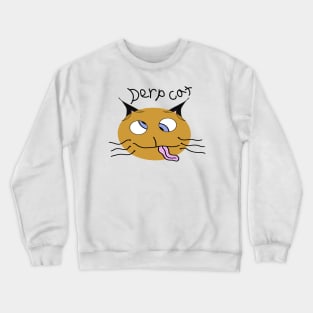 Derp Cat Crewneck Sweatshirt